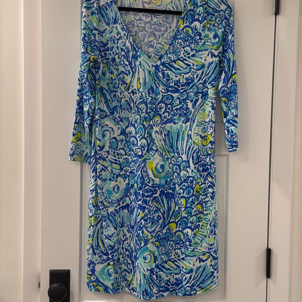 Women’s Small Lilly Pulitzer Long Sleeve Cotton Dress